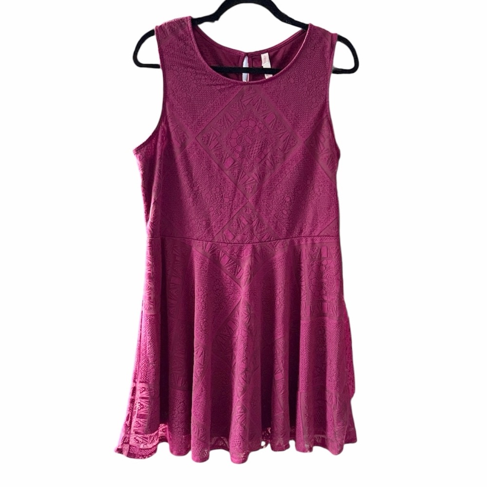 Xhilaration Sleeveless Magenta Dress size XXL